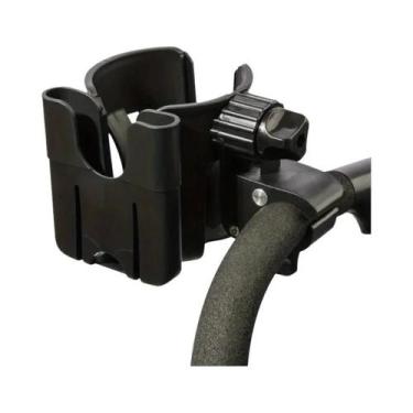 Imagem de Suporte Universal 2 Em 1 Para Carrinho De Bebê: Porta-Copos E Suporte 