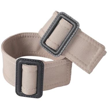 Imagem de GORGECRAFT 2 peças de cinto de poliéster bronze ajustável trench coat pulseira decorativa substituição cinta acessórios com fivela de plástico para sobretudo jaqueta agasalho vestido corta-vento