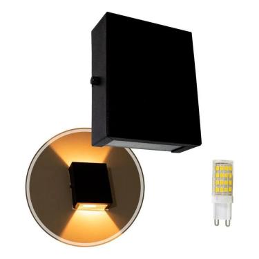 Imagem de 2X Arandela Slim 2 Focos Parede + Led G9 5W St1597 Estrutura