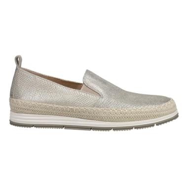 Imagem de VANELi Tênis Qanat feminino, Off-white/Silver Agori, 7.5 Narrow