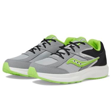 Imagem de Saucony Tênis de corrida Cohesion Kdz para meninos, preto/cinza/verde, 4.5 Big Kid