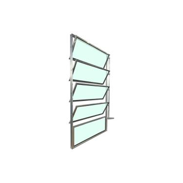 Imagem de Vitro Basculante de Alumínio Brilhante 100x60