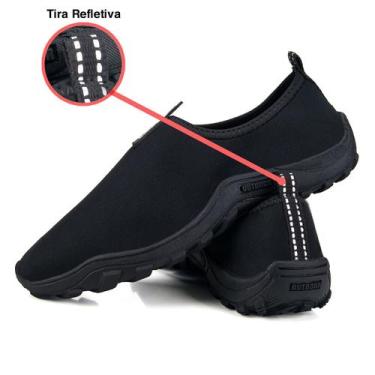 Imagem de Tênis náutico Sapatilha Aquatica Neoprene  Esportiva Confortavel Resis