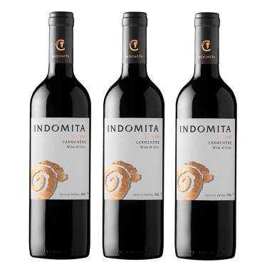 Imagem de Kit 03 Unidades Vinho Indomita Varietal Carménère 750ml