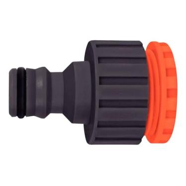 Imagem de Adaptador para Torneira com Engate Rápido, Rosca 3/4" e Redução 1/2", Plástico, para Jardim
