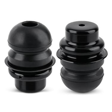 Imagem de 2 peças de suspensão traseira bobina de mola de choque para-choques parada esquerda direita compatível com Honda Pilot 2003-2008 52722-S9V-A04 52722S9VA04 lado do motorista do passageiro