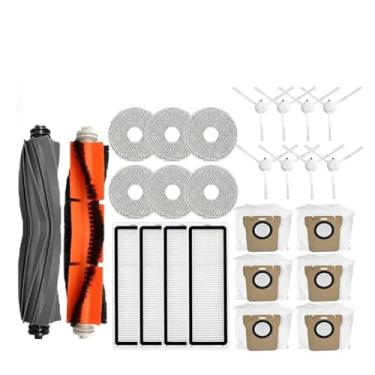 Imagem de Compatible With XMI Robot Vacuum X10+ X10 Plus B101GL Spare Parts Accessories Main Side Brush Hepa Filter Dust Bag Rag Mop Stand Dust Box(Plum)