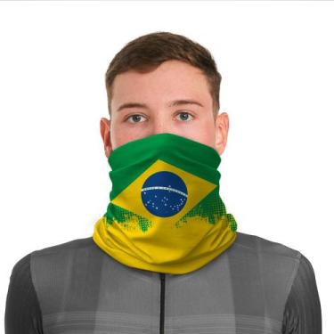 Imagem de Bandana Marcio May Sport Bandeira Brasil - Márcio May Sports