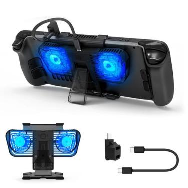 Imagem de Ventilador de resfriamento Dock Doohoeek RGB para válvula Steam Deck &