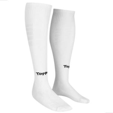 Imagem de Meião Futebol 29-32 Topper Cup Infantil Branco-Preto Branco