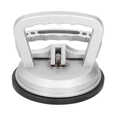 Imagem de Ventosa de vidro cerâmica telha mármore piso extrator resistente liga de alumínio borracha vácuo otário placa 5 polegada para levantar telhas de vidro em movimento espelhos granito