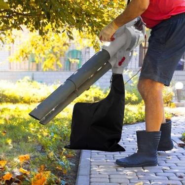 Imagem de Bolsa de armazenamento para soprador de folhas, sacos a vácuo, bolsa de reposição para coletor de poeira de pano Oxford com cordão e zíper