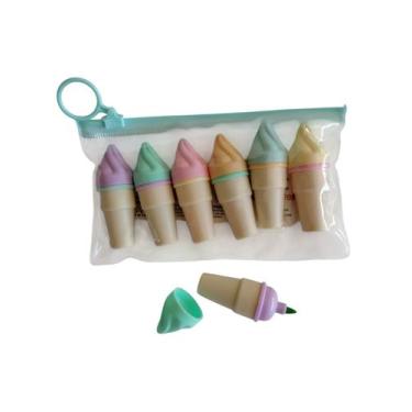 Imagem de Marca Texto Estilo Sovete Conjunto com 6 canetas - sem