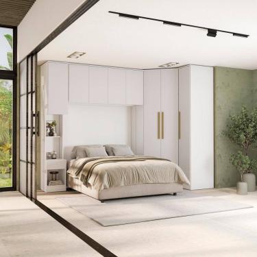Imagem de Quarto Completo Kappesberg Adapt  7 Peças Branco