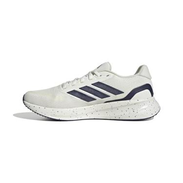 Imagem de adidas Run Falcon 5 Tênis masculino, Branco/azul escuro/preto, 45