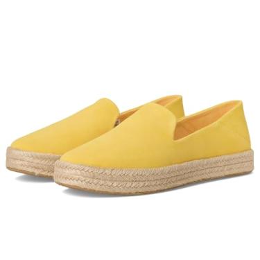 Imagem de TOMS Sapatilha feminina Carolina Metallic Espadrille Slip On Casual - Prata, Amarelo abacaxi, 34