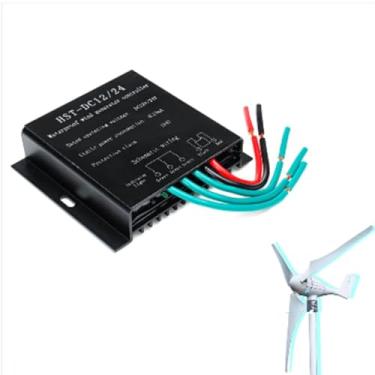 Imagem de HUIZHITENGDA Regulador controlador de turbina eólica MPPT 16000W 12V / 24V / 48V Regulador de carga de bateria IP68 para gerador de turbina eólica AC DC Sistema híbrido de vento solar,12v