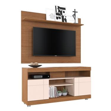 Imagem de Rack Bancada Yara Com Painel Maia Freijó-off White Para Tv Até 55? - Colibri Freijó-off White