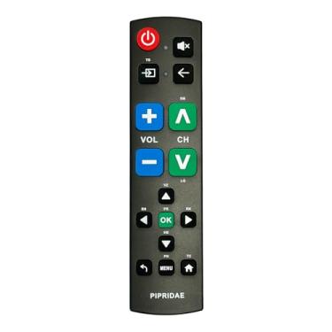 Imagem de PIPRIDAE Controle remoto compatível com Samsung TV, controle remoto de impressão grande projetado para idosos