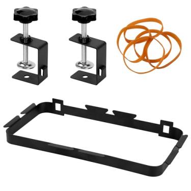 Imagem de NQEUEPN Suporte Para Sacos De Lixo 30 Cm X 15 Cm, Gancho Aço Inoxidável Pendurar Com Braçadeiras Fixação, Estável Armário, Camping, Trailer, Banheiro