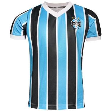 Imagem de CAMISA GRÊMIO TRICOLOR AZUL PRETO MASCULINA-Masculino