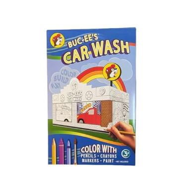 Imagem de Buc-ee's Atividade de colorir para lavagem de carro, kit de arte educacional para crianças a partir de 3 anos, 28 x 21,6 cm, multicolorido