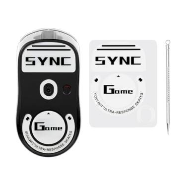 Imagem de SOULWIT Patins de mouse de vidro para mouse gamer sem fio Logitech G PRO X Superlight (Geração 1.0), pés de mouse polidos duráveis para GPro x, supersuave e deslizante rápido - Branco