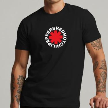 Imagem de Camiseta Banda Red Hot Chili Peppers Masculina Rock Tshirt Estilosa Al