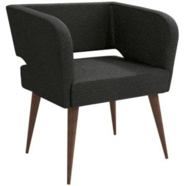 Imagem de Poltrona Kappesberg Antara Suede 80x71x66cm - KAPPES COLCHÕES, GRAFITE