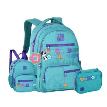 Imagem de Kit Mochila Costas Com Diversos Bolsos Rebecca Bonbon Original 2026 - 