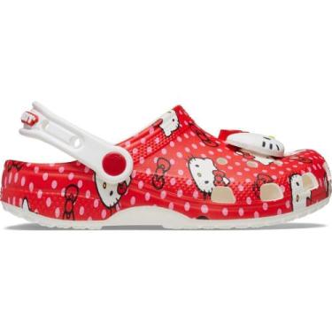 Imagem de Sandália Crocs Hello Kitty Classic Clog T Multi, 26, Multi