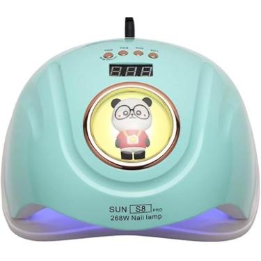 Imagem de Cabine UV/LED Sun S8 PRO 268W Bivolt – Secagem Rápida para Esmalte em Gel, Unhas de Gel e Construção – Alta Potência, Temporizador Inteligente, Profissional para Manicure e Salão (Verde Água)