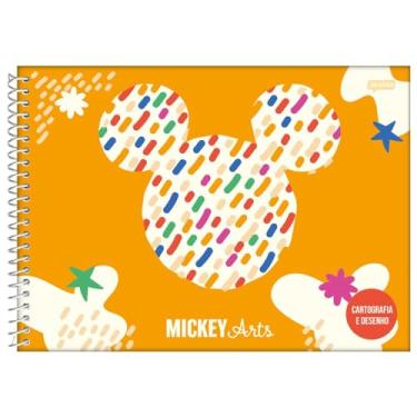 Imagem de Caderno de Cartografia Mickey Arts 80 Folhas Jandaia 1043541