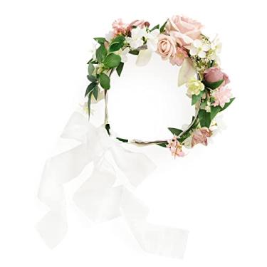 Imagem de Ling's Moment Acessórios de cabelo coroa de cabelo para noivas, presente para damas de honra, decoração de cabelo chá de panela