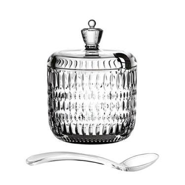Imagem de Açucareiro Cristal Palatino 360ml Pote Açúcar Colher Mesa - FULL FIT