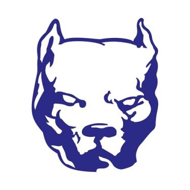 Imagem de Adesivo Pitbull Jiu-jitsu para Moto Carro Capacete Decoração Jiu-Jiteiro Arte Marcial Mma Jiu Jitsu Luta (AZUL MARINHO, 33x40,1cm)