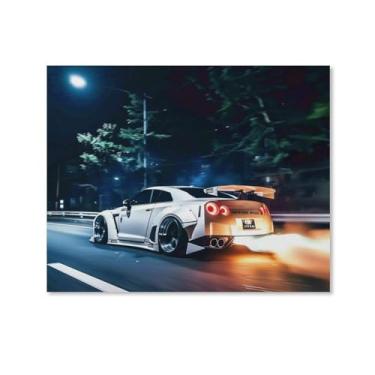 Imagem de HouLaiZhe Carro esportivo japonês Spitfire R35 Jdm pôsteres lona parede estética decoração de sala de parede impressões galeria sala decoração de parede para quarto sala de estar escritório 11 x 14