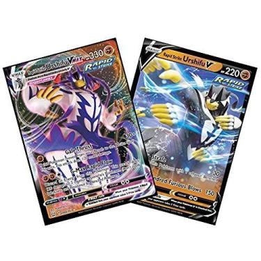 Imagem de Lote de cartas Pokémon Rapid Strike Urshifu Vmax & V - Battle Styles -