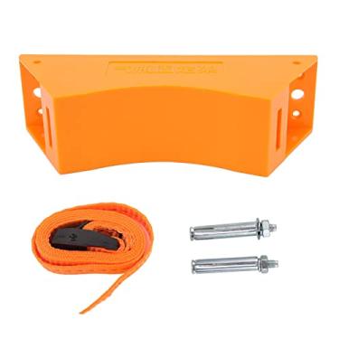 Imagem de Generic Suporte para Cilindro de Gás Suporte Fixo Leve e Durável para Garrafa de Amaciante de água, Hospitais, Laboratórios | Aço Plástico 325g (Laranja)