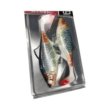 Imagem de Kit De Pesca Com Isca Artificial Macia De 14cm, 2 Peças Para Pesca De 