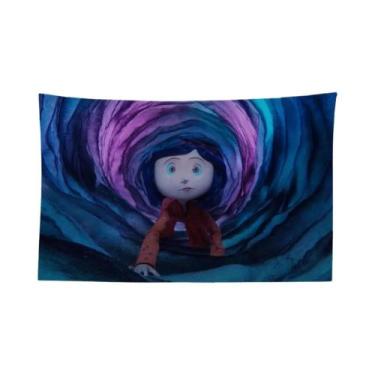 Imagem de Tapeçaria De Parede Estética Do Filme Coraline Para Decoração De Quart