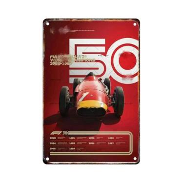 Imagem de Placa De Metal Vintage Legend Car, Placa De Parede, Arte Em Ferro, Pôs