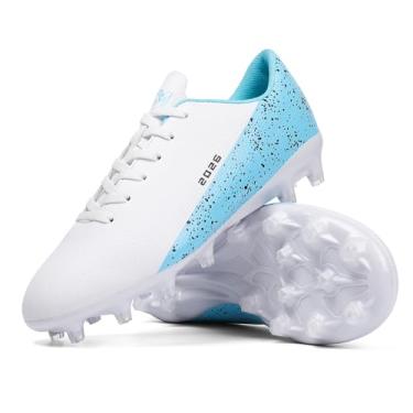 Imagem de GODLARK Chuteiras de futebol masculinas femininas para ambientes fechados, sapatos de beisebol largos, sapatos de rúgbi para adultos, jovens, meninos grandes, pequenos spikes AG TF botas de futebol