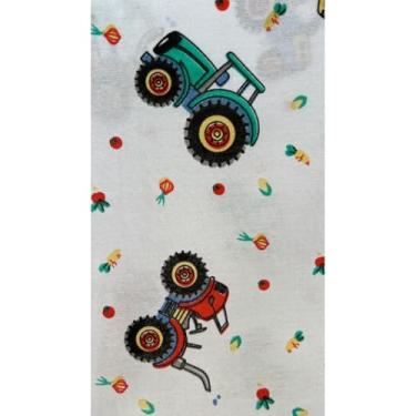 Imagem de Almofada em Formato H com Apoio para Pescoço – Infantil e Adulto – Para Dormir em Viagens e Descanso(trator)