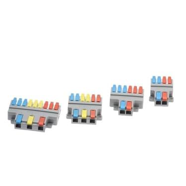 Imagem de Divisor de fio rápido 2 3 em 4 6/9 conectores push-in 0,08-6,0 mm² Conector de fiação SPL bloco terminal AWG 35-10(LT-624,30pcs)