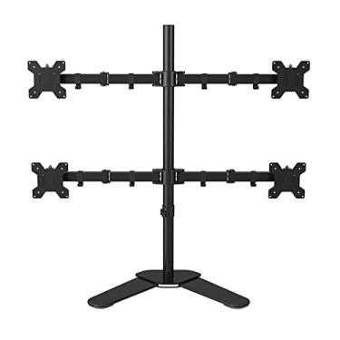 Imagem de Suporte de mesa de movimento total 360 graus 4 monitor suporte 25.4 cm - 61.0 cm LCD LED monitor braço de montagem, capacidade de carga de 8 kg por cabeça (suporte de mesa)