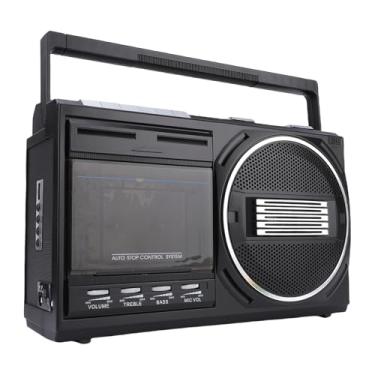 Imagem de Luocute Gravador de Fita Cassete, Boombox Com Rádio AM FM SW, Conversor USB MP3, Microfone Embutido, para Músicos Contadores de Histórias para Uso Doméstico (Plugue UE 220V)