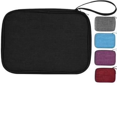 Imagem de Bolsa Organizadora de Cabos e Eletrônicos Portátil – Necessaire Multifuncional Impermeável para Viagem(pequeno-Aleatório)