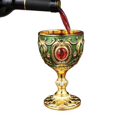 Imagem de Copos para Vinho Branco | Copos De Metal Europeus Retrô - Copo De Shot De Licor 30ml Para Whisky,Para Cocktail Bourbon Vodka Brandy Sake Cozinha Bar Jantares Feriados Casamentos Festas Aniversários