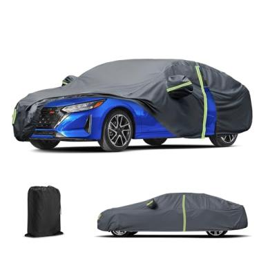 Imagem de Capa de carro personalizada para Nissan Sentra 2007-2025, capa impermeável para todos os climas, proteção UV, à prova de neve, resistente a arranhões, proteção contra chuva